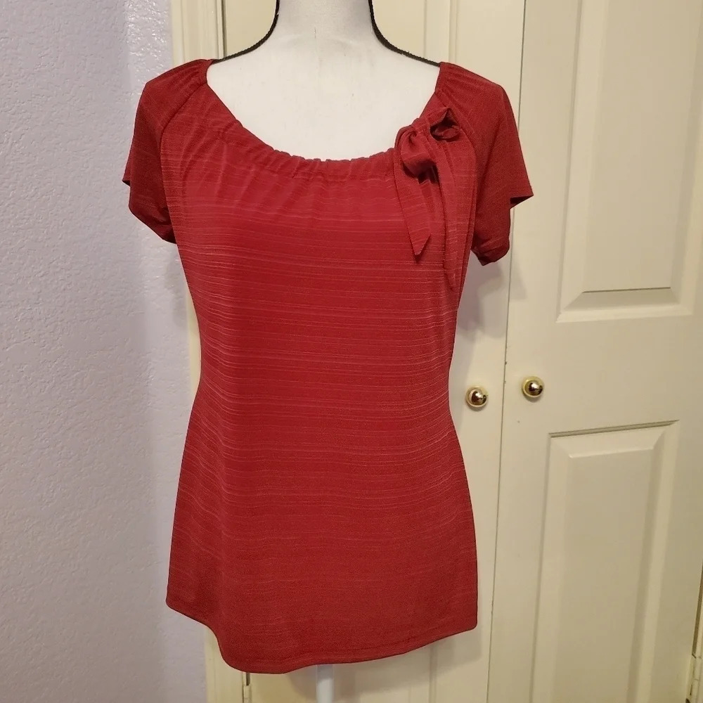 🔥 Vintage Suzie Red Top Blouse M
